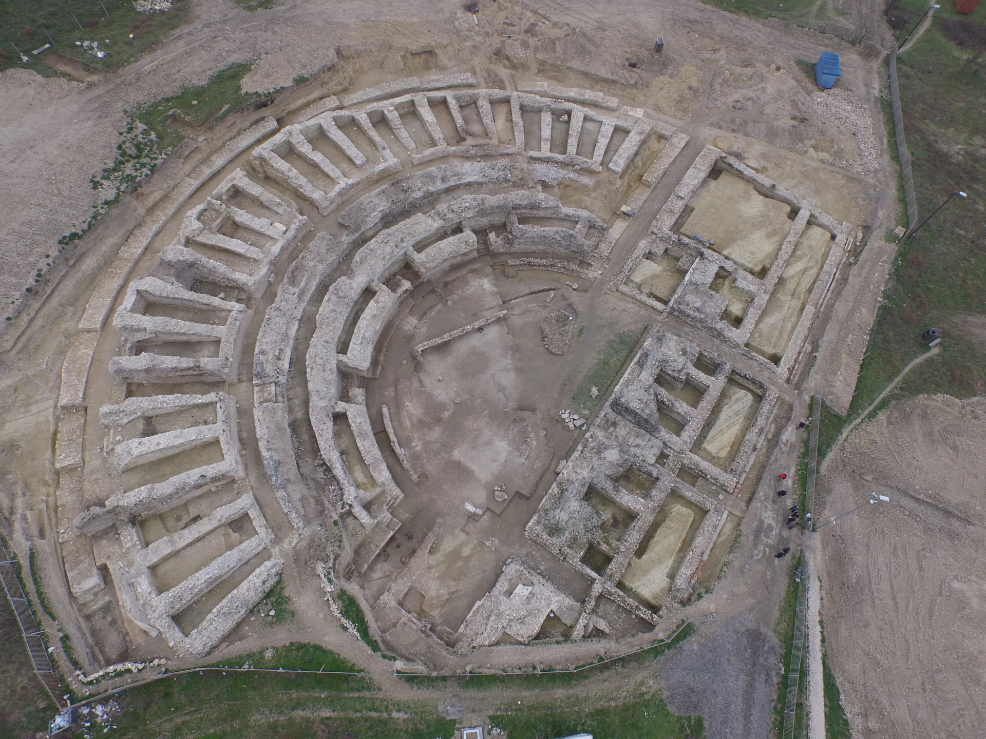 Римски театар, панорама, лок. Скупи