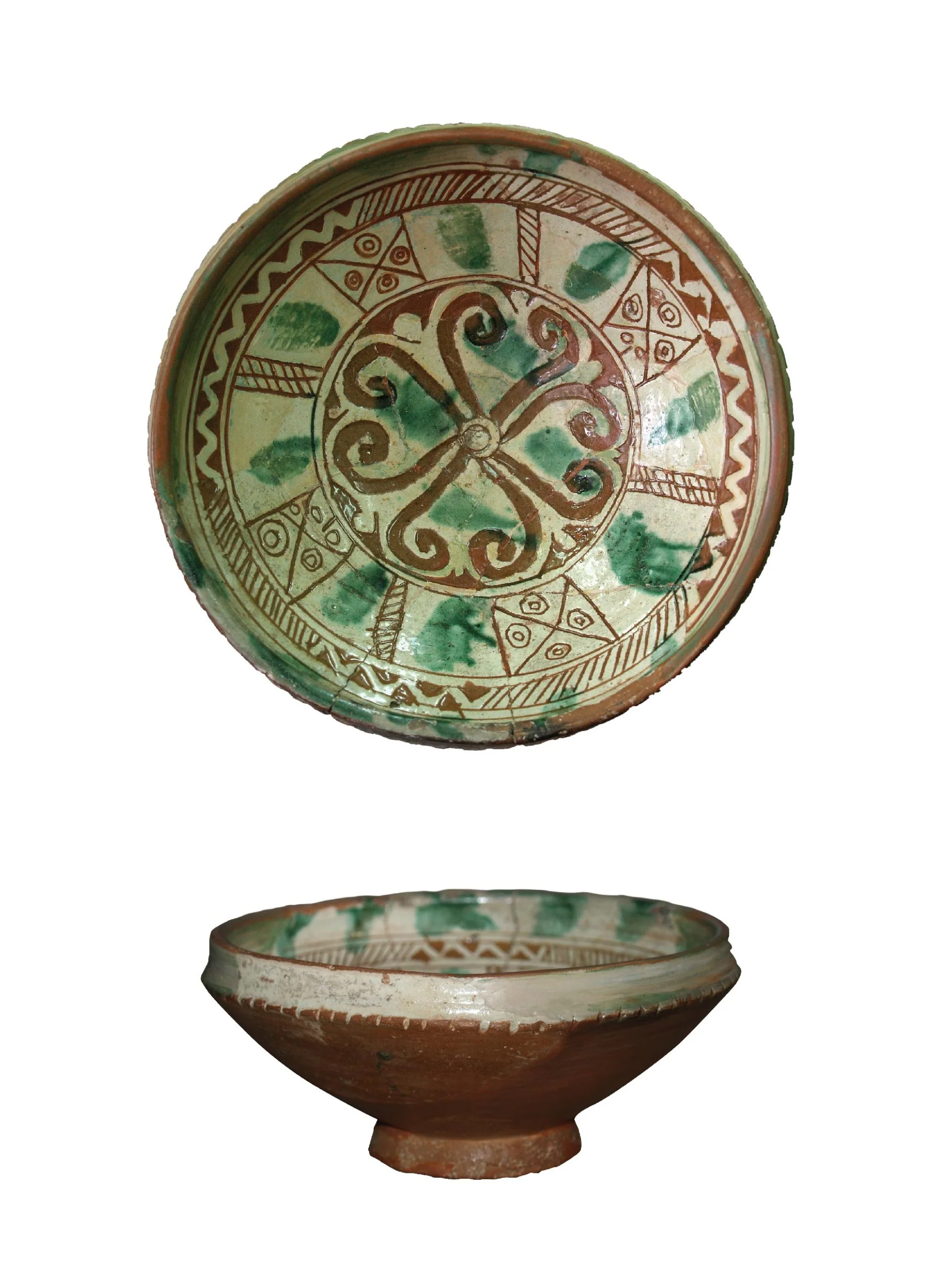 Длабока чинија XII-XIII век, Скопско Кале