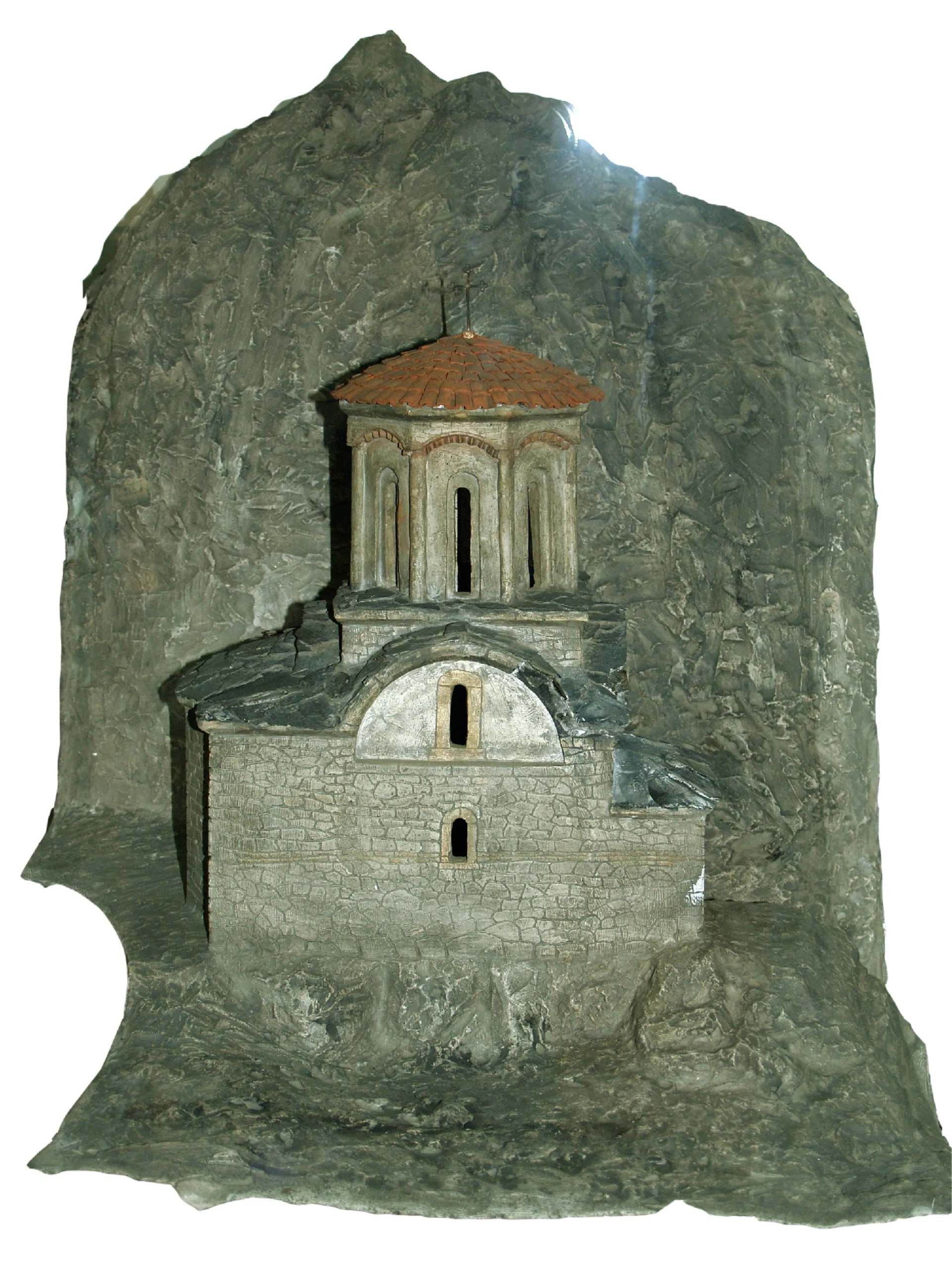 Макети од средновековни сакрални објекти во околината на Скопје