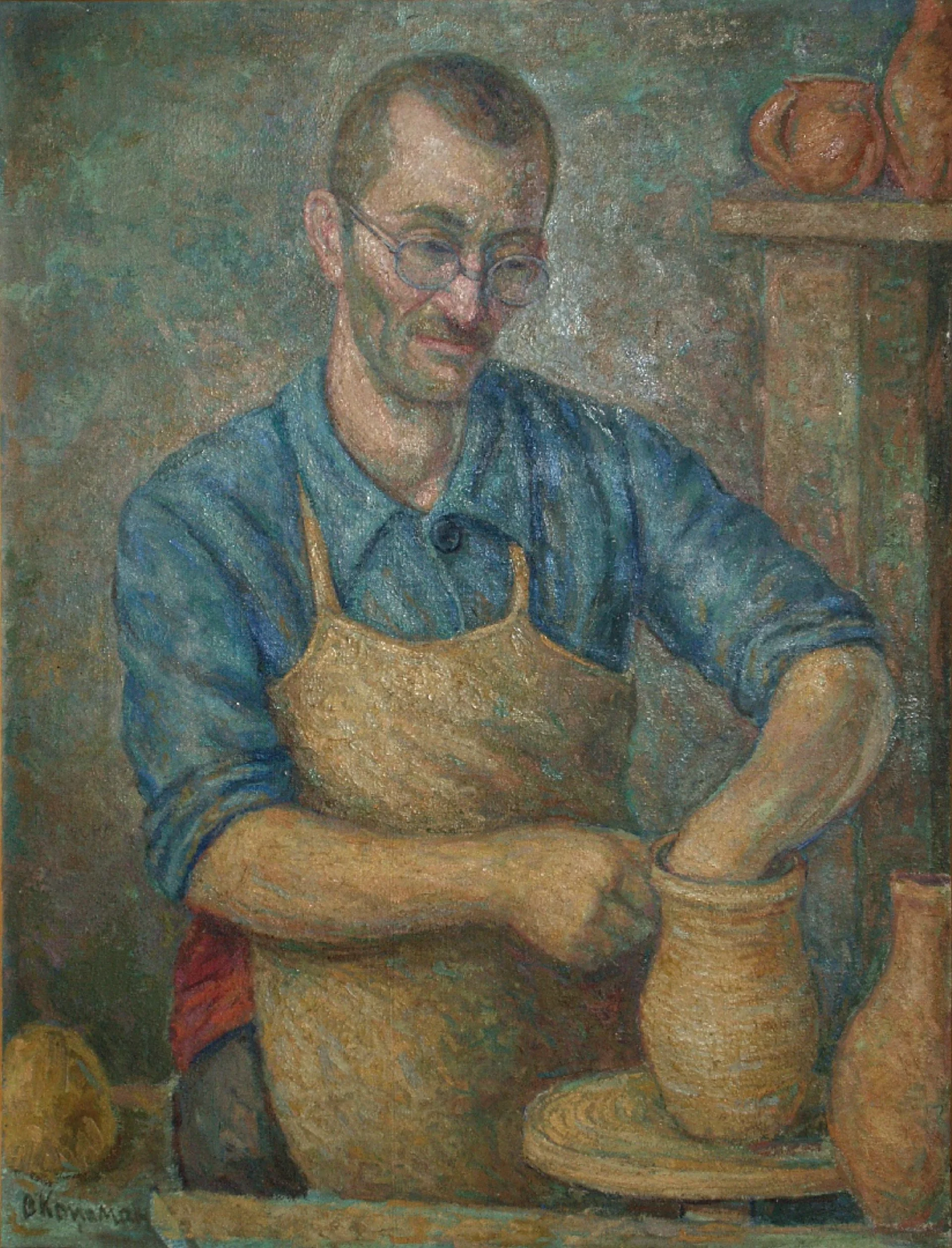 Грнчар, 1940 - 1950, Вангел Коџоман